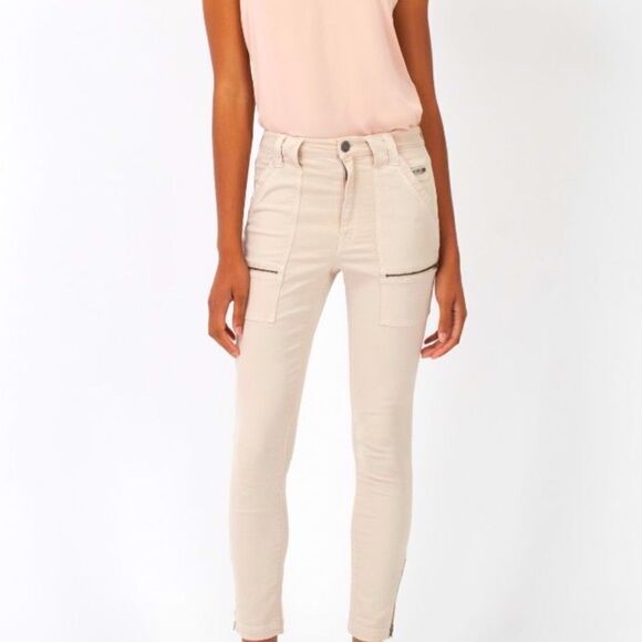 NWT NEW WOMENS BEIGE JOIE CONTEMPORARY FIT PARK CARGO PANT 6 Activewear - Picture 2 of 13